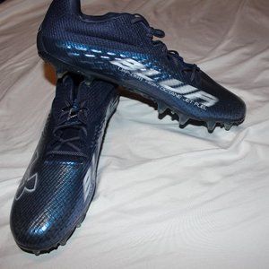 Under Armour Blur Smoke Mc Shoe NAVY NAVY 3024015-402 Size 16